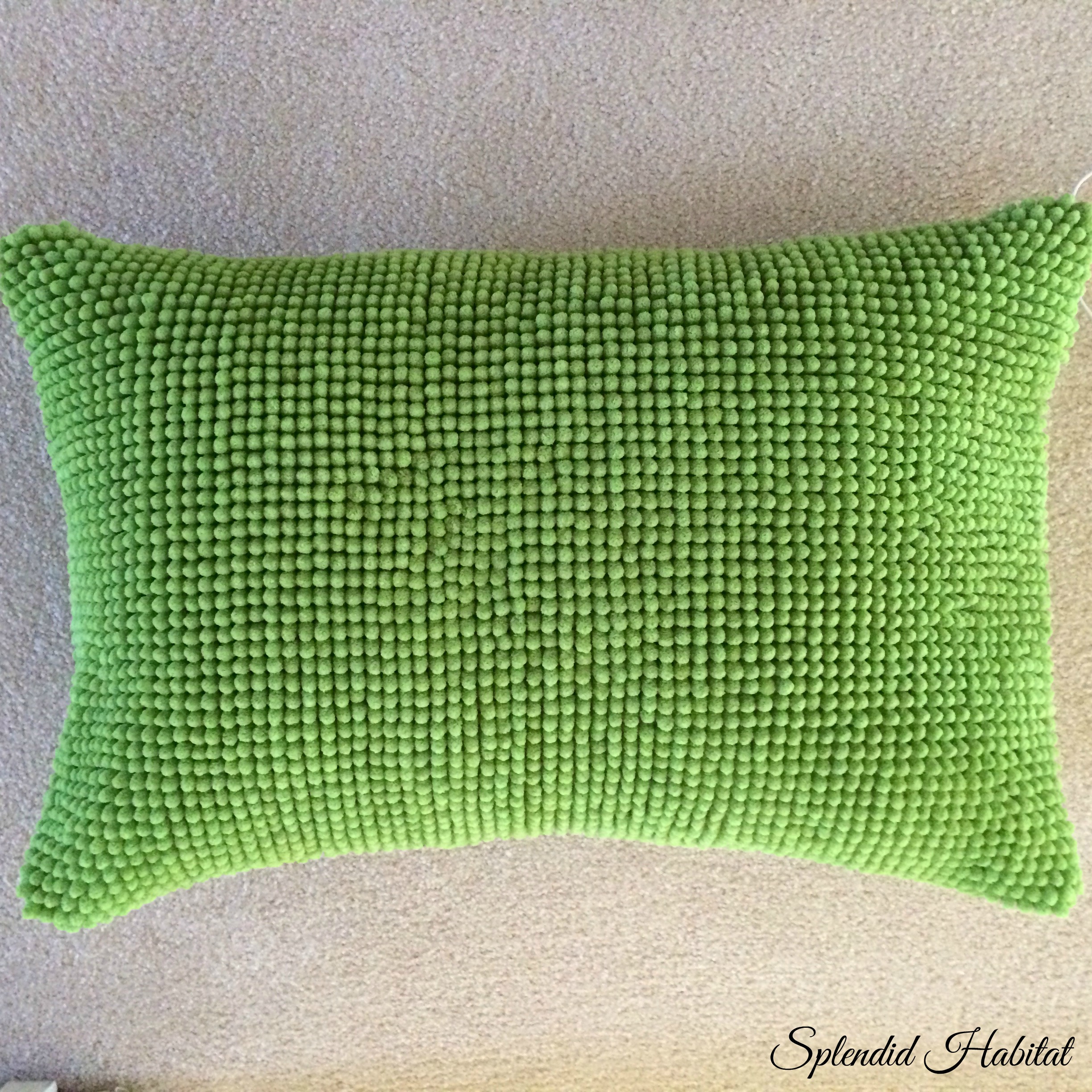 Make a fun textured pillow