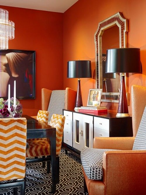 Decorating With Orange