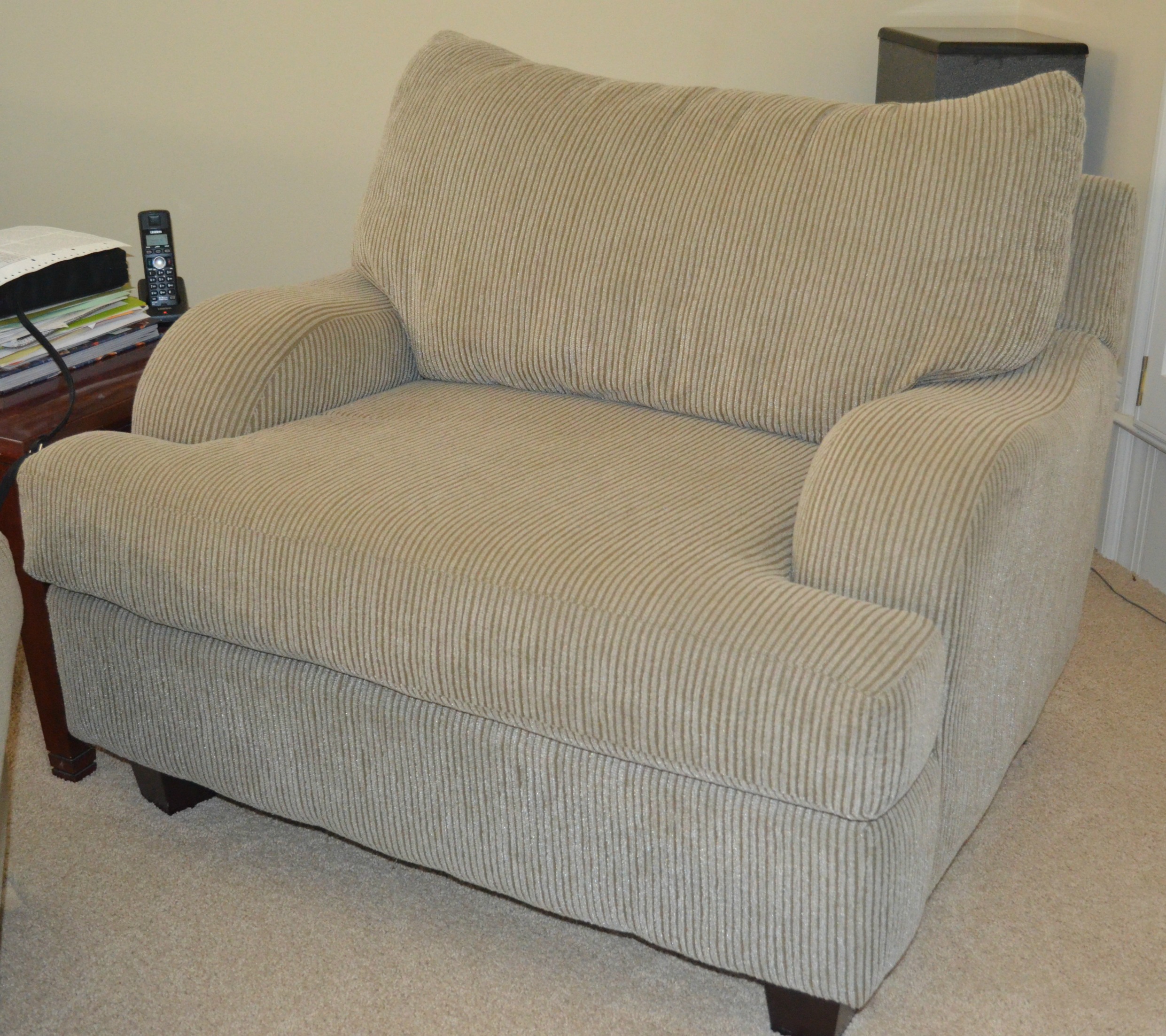 reupholster a chair and ottoman